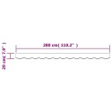 FALBANA DO MARKIZY WYMIENNA OSŁONA ZAPASOWA ŻÓŁTO-BIAŁE PASKI 3 M