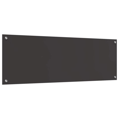 VidaXL Panel kuchenny Ciemnoszary 120 x 40 cm szkło hartowane