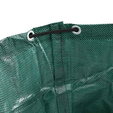 VidaXL Torby na odpady do ogrodu 12 pcs Zielony 45 x 45 x 76 cm