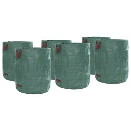 VidaXL Torby na odpady do ogrodu 12 pcs Zielony 79 x 79 x 99,5 cm