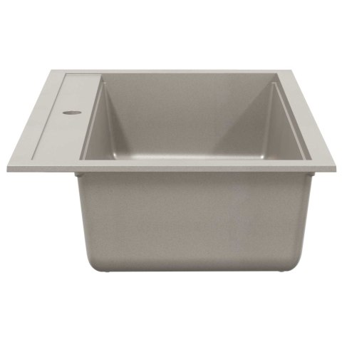 VidaXL Zlew Szary 795 x 505 mm Granit