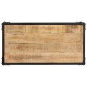 STOLIK KAWOWY 90X45X35CM SUROWE DREWNO MANGO