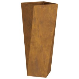 VidaXL Donica 2 pcs Rdzawy 30 x 30 x 75 cm