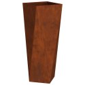 VidaXL Donica 2 pcs Rdzawy 30 x 30 x 75 cm