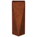 VidaXL Donica 2 pcs Rdzawy 30 x 30 x 75 cm