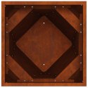 VidaXL Donica 2 pcs Rdzawy 30 x 30 x 75 cm