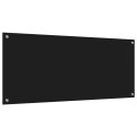 PANEL KUCHENNY CZARNY 120X50CM SZKŁO HARTOWANE
