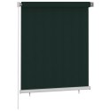 VidaXL Roleta zewnętrzna, 120x140 cm, ciemnozielona, HDPE