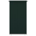 VidaXL Roleta zewnętrzna, 120x230 cm, ciemnozielona, HDPE