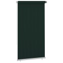VidaXL Roleta zewnętrzna, 120x230 cm, ciemnozielona, HDPE