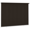 VidaXL Roleta zewnętrzna, 300x230 cm, brązowa, HDPE