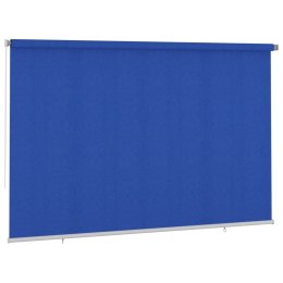 VidaXL Roleta zewnętrzna, 350x230 cm, niebieska, HDPE