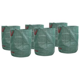 VidaXL Torby na odpady do ogrodu 12 pcs Zielony 66 x 66 x 83,5 cm