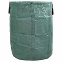 VidaXL Torby na odpady do ogrodu 12 pcs Zielony 66 x 66 x 83,5 cm