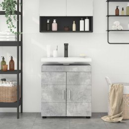 VidaXL Zestaw Szafek Łazienkowych TULUM Betonowy szary 60 x 34 x 63 cm