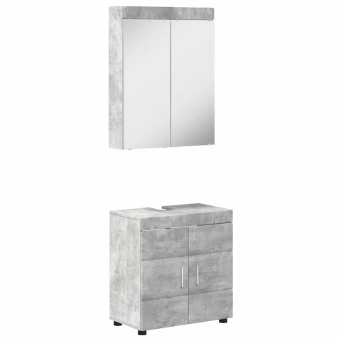 ZESTAW MEBLI ŁAZIENKOWYCH TULUM 2 PCS BETONOWY SZARY