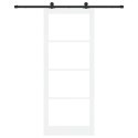 DRZWI PRZESUWNE ORKDAL BIAŁY I CZARNY 93X232CM