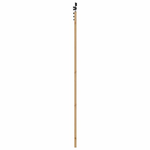 VidaXL Drzwi przesuwne ORKDAL Naturalny i czarny 93 x 232 cm