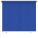 VidaXL Roleta zewnętrzna, 160 x 140 cm, niebieska, HDPE