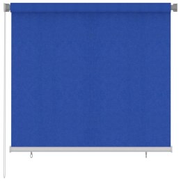VidaXL Roleta zewnętrzna, 160 x 140 cm, niebieska, HDPE