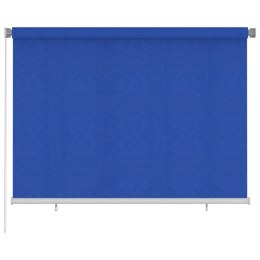 VidaXL Roleta zewnętrzna, 200x140 cm, niebieska, HDPE