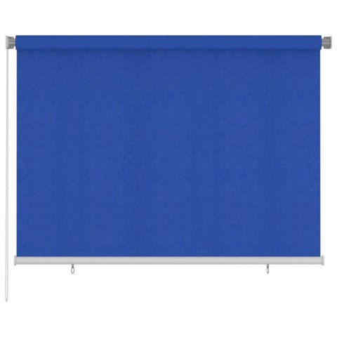 VidaXL Roleta zewnętrzna, 200x140 cm, niebieska, HDPE