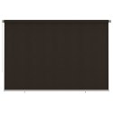VidaXL Roleta zewnętrzna, 350x230 cm, brązowa, HDPE