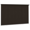 VidaXL Roleta zewnętrzna, 350x230 cm, brązowa, HDPE
