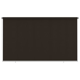 VidaXL Roleta zewnętrzna, 400x230 cm, brązowa, HDPE
