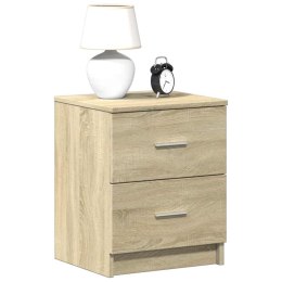VidaXL Szafki nocne 2 szt. z 2 szufladami Dąb Sonoma 40x36x50 cm
