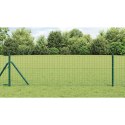 PALISADY 26 SZTUK ZIELONE Ø32MM 80CM STAL OCYNKOWANA
