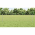 SŁUPKI OGRODZENIOWE 22 PCS SREBRNY 50X 0.6M