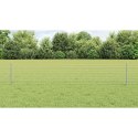 SŁUPKI OGRODZENIOWE 44 PCS SREBRNY 100X 0.4M