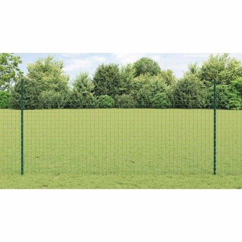 SREBRNE SŁUPKI OGRODZENIOWE 44 PCS ZIELONY