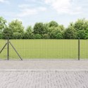 VidaXL Słup ogrodowy z betonową podstawą 26 szt. Szary