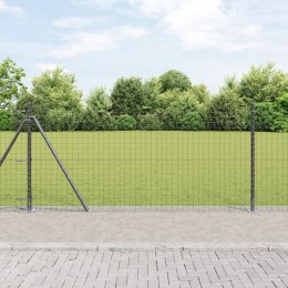 VidaXL Słup ogrodowy z betonową podstawą 26 szt. Szary