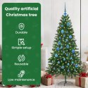 VidaXL Choinka z 150 diodami LED z podstawą Zielony 150 cm PE