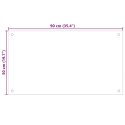 BACKSPLASHE DO KUCHNI 2 PCS CZARNY 90X50CM SZKŁO HARTOWANE
