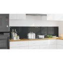 PANEL KUCHENNY ŚCIENNY OCHRONNY 2 SZT. CIEMNOSZARY 100X40 SZKŁO HARTOWANE