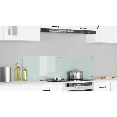 PANEL KUCHENNY ŚCIENNY OCHRONNY 2 SZT MLECZNY 70X40 SZKŁO HARTOWANE