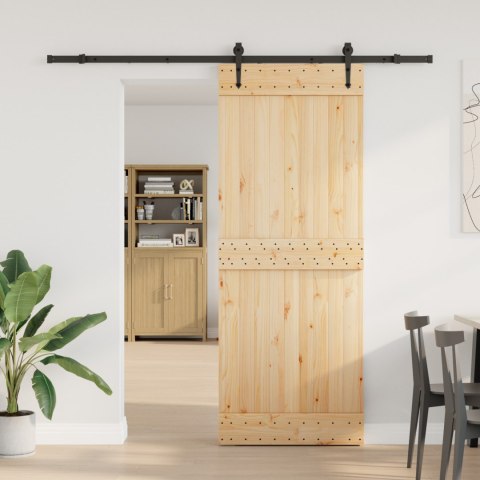 VidaXL Drzwi przesuwne NARVIK 80 x 210 cm (213,5 cm)