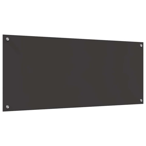 PANEL KUCHENNY 2 PCS CIEMNOSZARY 120X50CM SZKŁO HARTOWANE