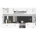 PANEL KUCHENNY 2 PCS CIEMNOSZARY 120X50CM SZKŁO HARTOWANE
