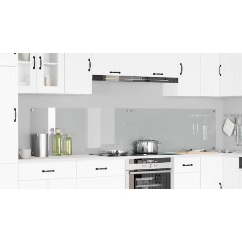 VidaXL Panel kuchenny 2 pcs przezroczysty 120 x 50 cm szkło hartowane