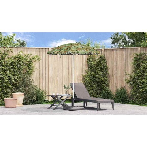 VidaXL Parasol plażowy Zielony 206 x 206 x 212 cm Poliester i Metal
