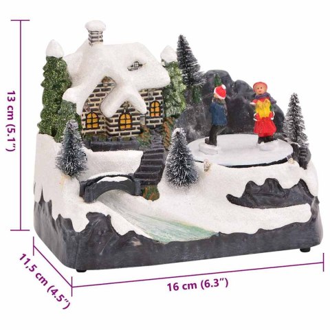 VidaXL Świąteczna Dekoracja Stołowa Wielokolorowe 16 x 11,5 x 13 cm