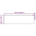 FIRANKA KORONKOWA Z ZASŁONAMI BIAŁY 750X 200CM POLIESTER