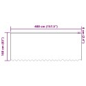 FIRANKA KORONKOWA Z ZASŁONAMI KWIATOWY BIAŁY 400X 160CM POLIESTER