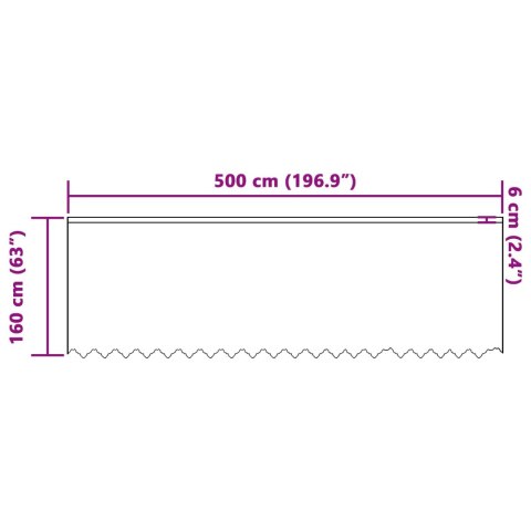 FIRANKA KORONKOWA Z ZASŁONAMI KWIATOWY BIAŁY 500X 160CM POLIESTER