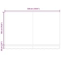 POSZYCIE TKANINA DO MARKIZY ODPORNA NA UV/WODĘ MOCNA ANTRACYT 330X195CM